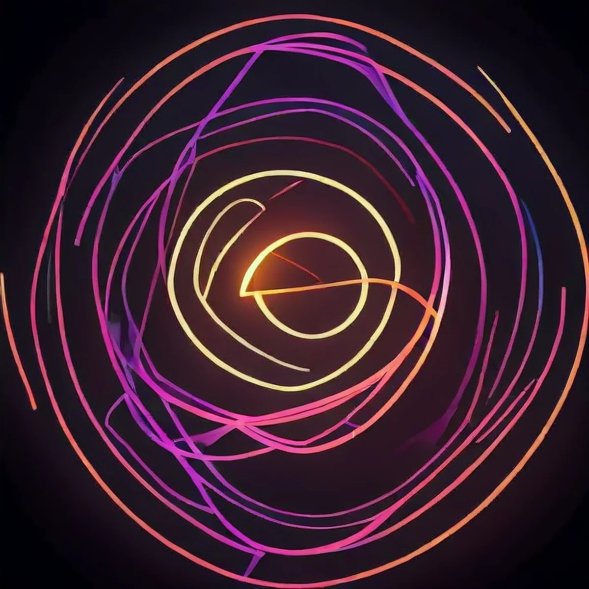 Abstrakte Datenvisualisierung von Wachstumskurven.