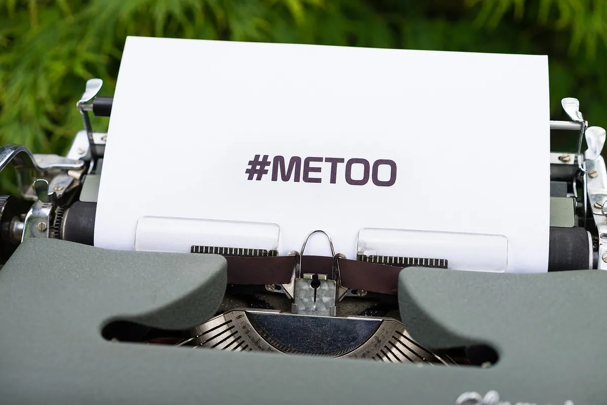 typewriter, hashtag me too, hashtag, female, woman, sexual harassment, concept, movement, feminism, girl, motivation, protest, word