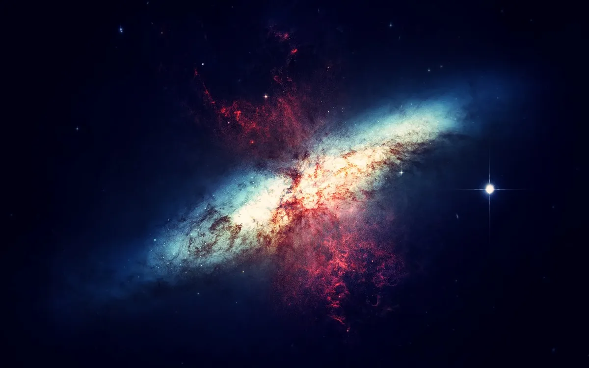 galaxy, space, universe, night sky, sky, outer space, milky way, stars, cosmos, astronomy, explosion, star clusters, galaxies, star formation, star birth, erupt